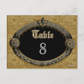 メレディス・ロイヤルテーブル番号カード ポストカード (裏面)