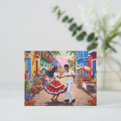 メレングダンサードミニカ共和国 ポストカード (スタンド正面)