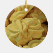 メレンゲフランスののクリスマス飾り セラミックオーナメント (裏面)