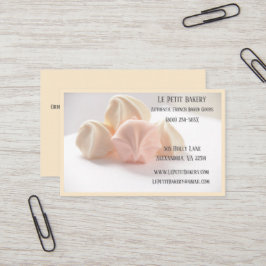 メレンゲベーカリーベーカー生地ベークショップシェフ 名刺