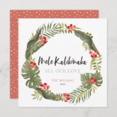 メレ・カリキマカのトロピカルリース シーズンカード (正面/裏面)