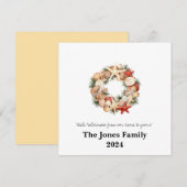 メレ・カリキマカの貝殻の花輪 シーズンカード (正面/裏面)