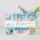 メレ・カリキマカ6枚写真コラージュ クリスマス ホリデー (スタンド正面)