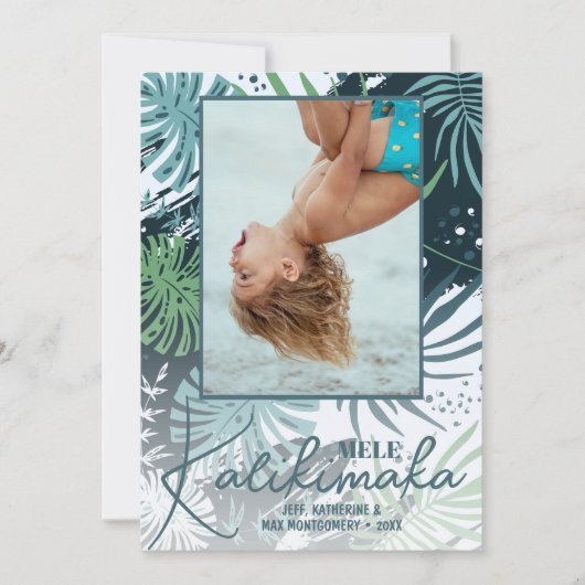メレ・カリキマカ トロピカル・フォト シーズンカード (正面)