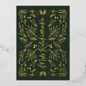 メレ・カリキマカ ハワイアン トロピカル クリスマス カード (正面)