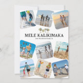 メレ・カリキマカ　フォト・コラージュ シーズンカード (正面)