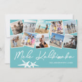 メレ・カリキマカ　１０枚の写真コラージュ シーズンカード (正面)