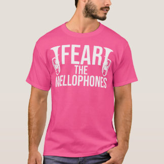 メロおもしろいフォンのギフトバンド管弦楽団Musを恐れる Tシャツ
