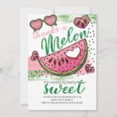 メロすごいンパーティー写真かわいい子ありがとう サンキューカード (正面)