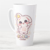 メロのモチバニー - できる限りのことをしてね! カフェラテマグ (左アングル)