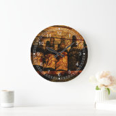 メロウオーク ラージ壁時計 (ホーム)