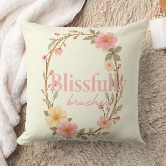 メロウ開花 クッション (ブランケット)