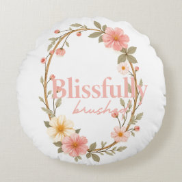 メロウ開花 ラウンドクッション