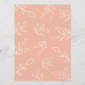 メロエレガントピンクミニマ葉リスト結婚ズ メニュー (裏面)