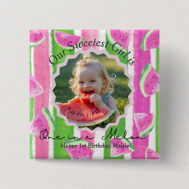 メロカスタムン誕生日ボタンの中の 缶バッジ