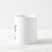 メロディで笑顔になるメロンのダジャレ コーヒーマグカップ (中央)