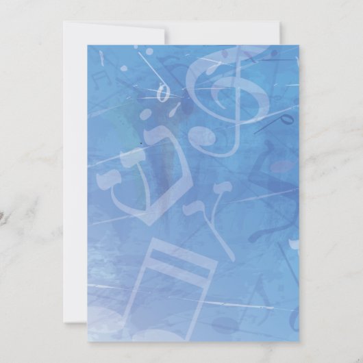 メロディオブザトーラバーバルミツワー招待状 招待状 (裏面)