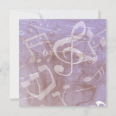 メロディオブザトーラバーバルミツワー招待状 招待状 (裏面)