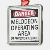 メロディオン作動領域 メタルオーナメント (左)