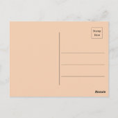 メロディック調和、抽象芸術ソンバードオンツリーブランチ ポストカード (裏面)