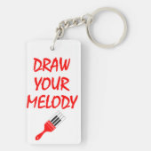 メロディブラシ キーホルダー (裏面)
