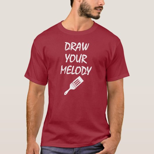 メロディブラシ Tシャツ (正面)