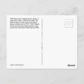 メロディランチカウボーイギターハガキ ポストカード (裏面)