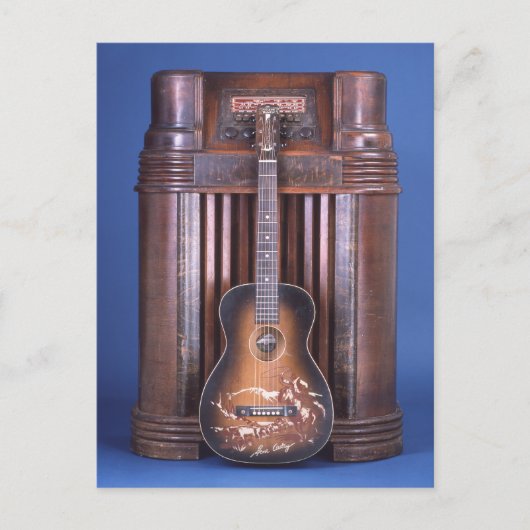 メロディランチカウボーイギターハガキ ポストカード (正面)