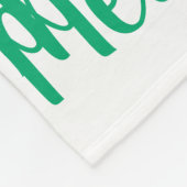 メロディーのパーソナライズなフリースブランケット フリースブランケット (角)