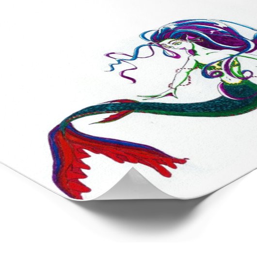 メロディーの人魚 ポスター (角)