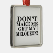 メロディーを聞かせるな メタルオーナメント (右)