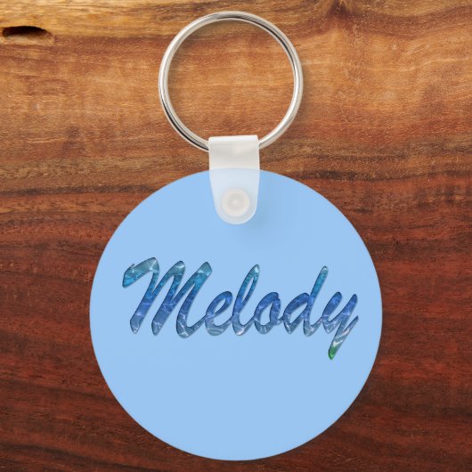 メロディ名ブランドギフトアイテム キーホルダー (正面)