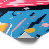 メロディ調和:ザカラフルギター ポスター (角)