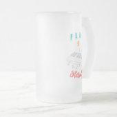 メロディ遊ボーイフレンドのピアノ フロストグラスビールジョッキ (正面右)