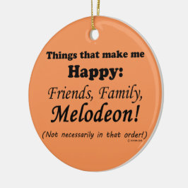 メロデオンが嬉しい セラミックオーナメント