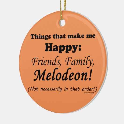 メロデオンが嬉しい セラミックオーナメント (左)