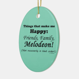 メロデオンが嬉しい セラミックオーナメント
