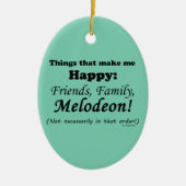 メロデオンが嬉しい セラミックオーナメント (正面)