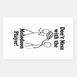 メロデオンのプレイヤーと対戦しない 長方形シール