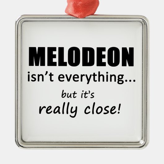 メロデオンは全てではない メタルオーナメント (正面)