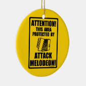 メロデオンを攻撃 セラミックオーナメント (右)