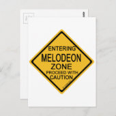 メロデオンゾーンに入る ポストカード (正面/裏面)