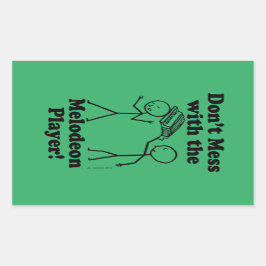 メロデオンプレイヤーの長方形のStと混乱しない 長方形シール