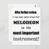 メロデオンラミカルな楽器 ポストカード (正面/裏面)