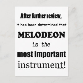 メロデオンラミカルな楽器 ポストカード