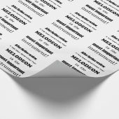 メロデオンラミカルな楽器 ラッピングペーパー (角)