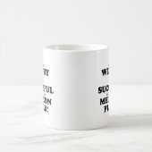 メロデオン富裕層と成功 コーヒーマグカップ (中央)