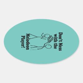 メロデオン選手のオーバルステッカーで混乱してはいけない 楕円形シール