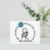 メロデオン – ワールドのまわりにリボルブ ポストカード (スタンド正面)