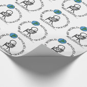 メロデオン – ワールドのまわりにリボルブ ラッピングペーパー (角)